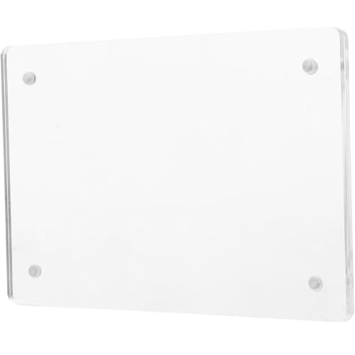 SEWACC Acryl Tischaufsteller Transparent Business License Frame Preisschildhalter Für Restaurants Cafés Messen Hochwertiger Displayständer Für Speisekarten Poster von SEWACC