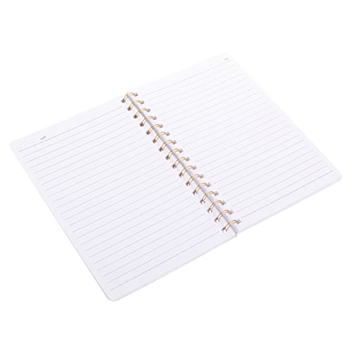 SEWACC Akademisches Notizbuch mit Spiralbindung Multifunktionales Dickes Notizbuch im Eleganten Design für Planung und Notizen für Büro und Schule Lebhaftem Gelb von SEWACC