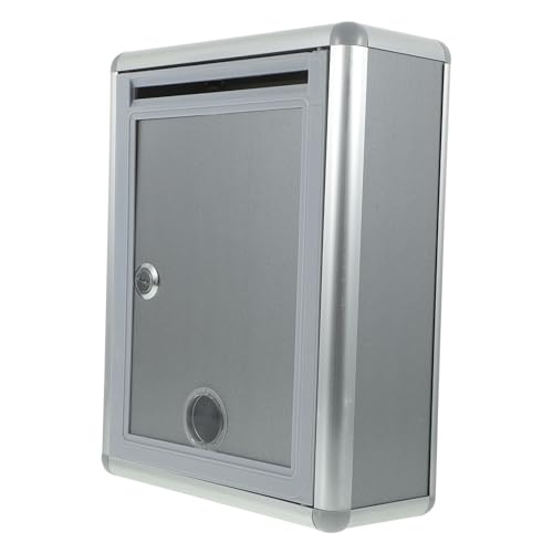 SEWACC Aluminiumlegierung Abschließbarer Wandbriefkasten Multifunktionale Beschwerde Vorschlagsbox für Vorschläge und Beschwerden Professionelle Sichere Postbehälter SEWACC Aluminiumlegierung Abschließbarer Wandbriefkasten Multifunktionale Beschwerde Vorschlagsbox für Vorschläge und Beschwerden Professionelle Sichere Postbehälter von SEWACC