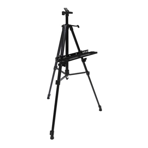 SEWACC Aluminiumlegierung Malstaffelei Dreibein Höhenverstellbar Leicht mit Farbtablett für Künstler und Outdoor Malerei Faltbar Tragbar für Kunststudierende und Ateliers SEWACC Aluminiumlegierung Malstaffelei Dreibein Höhenverstellbar Leicht mit Farbtablett für Künstler und Outdoor Malerei Faltbar Tragbar für Kunststudierende und Ateliers von SEWACC
