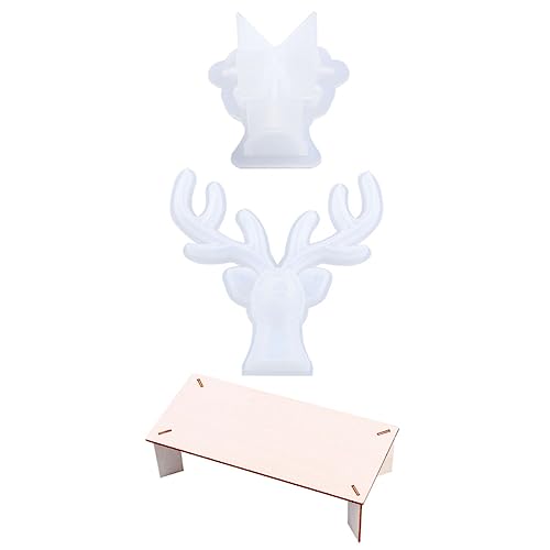 SEWACC Antler Shaped Silicone Mold für Diy Schmuck Ohrhalter Tragbare Gießform für Dekoration Leicht zu Reinigen Verwenden für Kreative Bastelprojekte von SEWACC