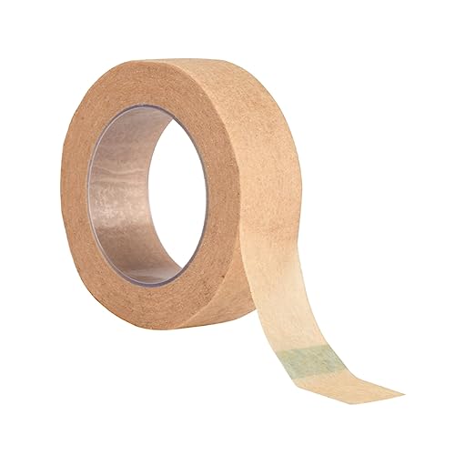 SEWACC Atmungsaktives Klebeband für Tattoo Praxis Multifunktionales Papierband für Mattenfixierung Braun Einfach Abzureißen und Anzuwenden von SEWACC