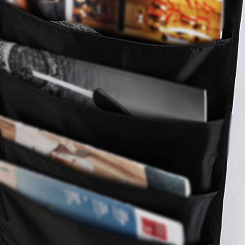 SEWACC Aufbewahrungstasche Weiß Bücherregal Aufbewahrungsbehälter Netztasche Regale Türaufbewahrung Hängeregistraturrahmen Netz Reißverschlusstaschen Zum Organisieren Von von SEWACC