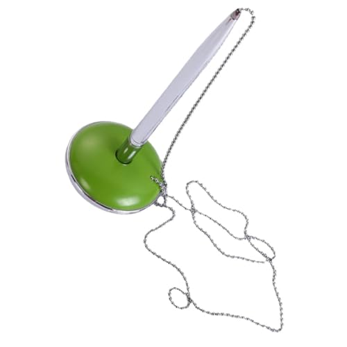 SEWACC Bank Counter Signature Pen mit Kette und Ständer Vielseitiger Desktop Kugelschreiber für Hotels und Glatte Schreibweise ohne Verschmieren Hochwertige Grüne Farbe mit von SEWACC