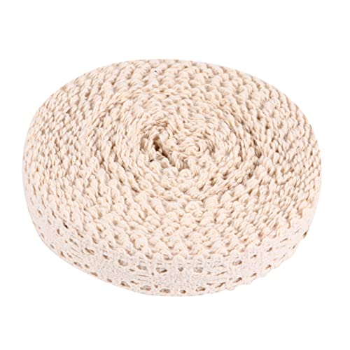 SEWACC Baumwoll Spitzenband Spitzenborte für DIY Basteln und Stickerei Vielseitiges Zierband für Sofa Kissen Kleidung Vorhänge und Handwerksprojekte SEWACC Baumwoll Spitzenband Spitzenborte für DIY Basteln und Stickerei Vielseitiges Zierband für Sofa Kissen Kleidung Vorhänge und Handwerksprojekte von SEWACC