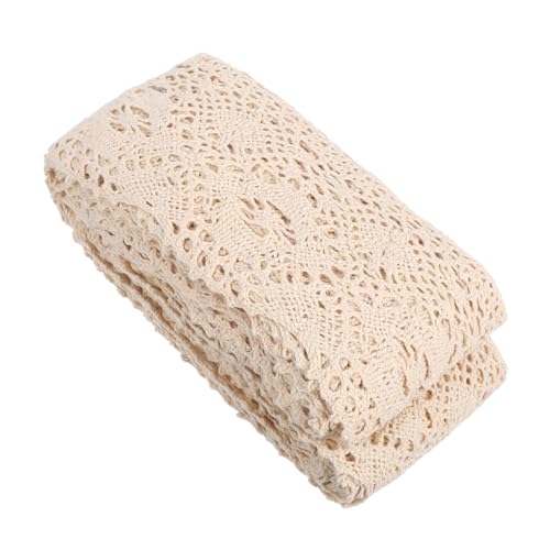SEWACC Baumwoll-spitzenband Breit Vintage Häkelspitze Handgefertigt für Diy-näharbeiten Spitzenverzierung Kleidungsdekoration Hochzeits Bastelbedarf SEWACC Baumwoll-spitzenband Breit Vintage Häkelspitze Handgefertigt für Diy-näharbeiten Spitzenverzierung Kleidungsdekoration Hochzeits Bastelbedarf von SEWACC