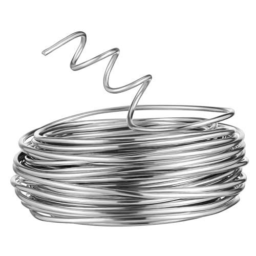 SEWACC Biegsamer Aluminiumdraht für Kreative Bastelprojekte Flexibler Basteldraht für Floristik Bonsai Skulpturen und Modellierung Hochwertiger Stabiler Draht für Langlebige Designs von SEWACC