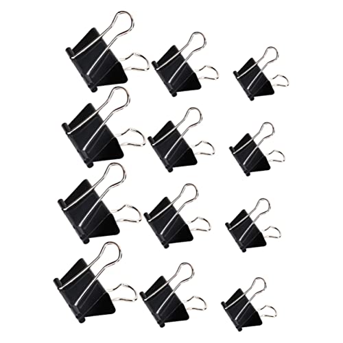 SEWACC Binder Clips 36st Schwalbenschwanzclip Mini-büroklammern Kleiner Hefter Büroklammern Klemmen Bindemittel Dateien Organisieren Clip Buchbefestigungsclip Große Papierklammern Fotoclip Eisen Black SEWACC Binder Clips 36st Schwalbenschwanzclip Mini-büroklammern Kleiner Hefter Büroklammern Klemmen Bindemittel Dateien Organisieren Clip Buchbefestigungsclip Große Papierklammern Fotoclip Eisen Black von SEWACC