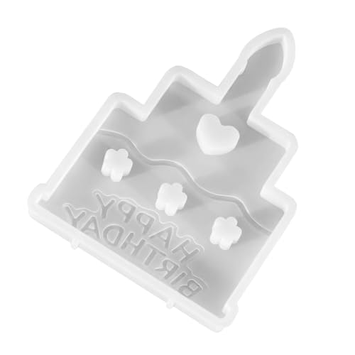 SEWACC Birthday Cake Silikonform für Epoxidharz Geburtstagskuchen Dekoform für Wachs Seife Bastelprojekte Vielseitig Einsetzbar Einfache Entformung SEWACC Birthday Cake Silikonform für Epoxidharz Geburtstagskuchen Dekoform für Wachs Seife Bastelprojekte Vielseitig Einsetzbar Einfache Entformung von SEWACC