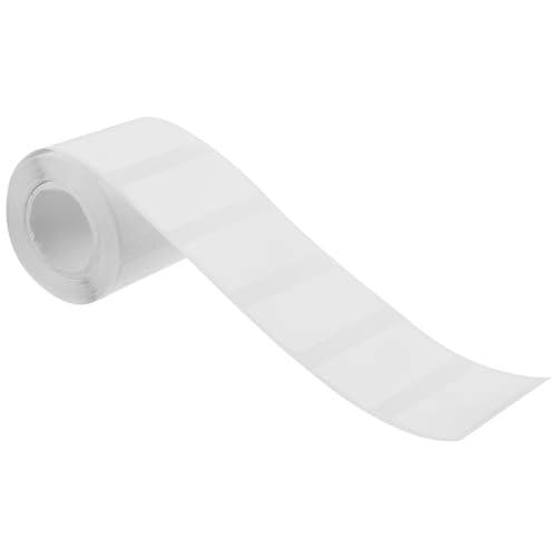SEWACC Blanko-Etikettenaufkleber Zum Beschriften Von Weißen Etiketten Selbstklebende Aufkleber Auf Rollen Leere Namensschilder Für Gefrierschrank Lebensmittelbehälter Gläser Speisekammer von SEWACC