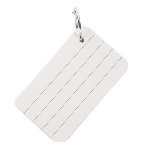 SEWACC Blanko Karteikarten mit Buchring Tragbare Memo Indexkarten aus Papier für DIY Notizen Lernen Scrapbooking und Kreative Projekte Vielseitig Beschriftbar und Beschreibbar SEWACC Blanko Karteikarten mit Buchring Tragbare Memo Indexkarten aus Papier für DIY Notizen Lernen Scrapbooking und Kreative Projekte Vielseitig Beschriftbar und Beschreibbar von SEWACC