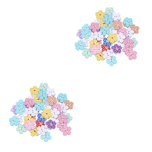 SEWACC Blumenknöpfe 100 Stk Knopf Mit 2 Löchern 2" Bunter Blumenknopf Knöpfe Zum Stricken -pullover-knöpfe Draht Für Knöpfe Blumen Kinderknöpfe Handwerk Knopf Nähen Diy-taste Bambus SEWACC Blumenknöpfe 100 Stk Knopf Mit 2 Löchern 2" Bunter Blumenknopf Knöpfe Zum Stricken -pullover-knöpfe Draht Für Knöpfe Blumen Kinderknöpfe Handwerk Knopf Nähen Diy-taste Bambus von SEWACC