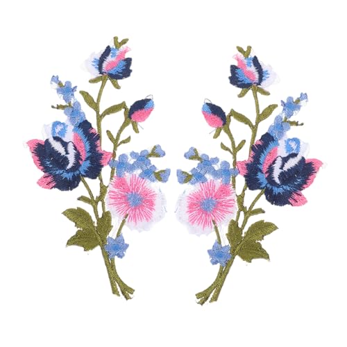 SEWACC Blumenstickerei Aufnäher Floral Applique Bestickt Boho Patch zum Aufbügeln und Annähen für Kleidung Taschen Hüte Kreative DIY Stoffapplikation mit Filigranem Blumenmuster SEWACC Blumenstickerei Aufnäher Floral Applique Bestickt Boho Patch zum Aufbügeln und Annähen für Kleidung Taschen Hüte Kreative DIY Stoffapplikation mit Filigranem Blumenmuster von SEWACC