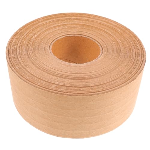 SEWACC Braunes Kraftpapier Klebeband Umweltfreundlich Hochtemperaturbeständig Beschreibbar Stark Haftendes Versand und Verpackungspaketband für Kartons und Pakete von SEWACC