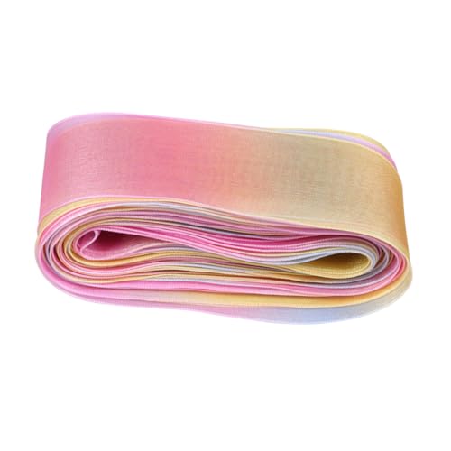 SEWACC Breites Chiffonband mit Verlaufendem Regenbogenmuster Hochwertige DIY Haarschleifenbänder für Festivaldekorationen und Haaraccessoires Farbintensiv und Strapazierfähig SEWACC Breites Chiffonband mit Verlaufendem Regenbogenmuster Hochwertige DIY Haarschleifenbänder für Festivaldekorationen und Haaraccessoires Farbintensiv und Strapazierfähig von SEWACC