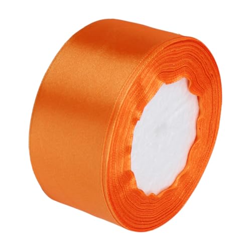 SEWACC Breites Geschenkband Lang Satin Schleifenband für Geschenkverpackung DIY Basteln Hochzeits Festtagsdeko Vielseitiges Dekoband in Orange SEWACC Breites Geschenkband Lang Satin Schleifenband für Geschenkverpackung DIY Basteln Hochzeits Festtagsdeko Vielseitiges Dekoband in Orange von SEWACC