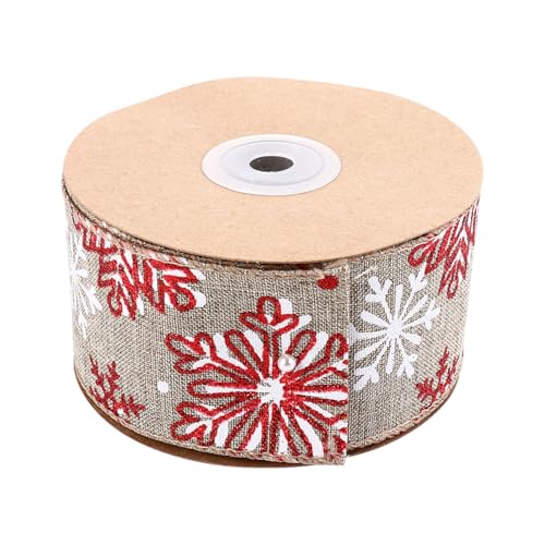 SEWACC Breites Weihnachtsband, Breites Bastelband für Christbaumschmuck, Geschenkverpackungen, Hochzeitsfeiern, Girlanden Und Diy-bastelarbeiten (muster1) von SEWACC