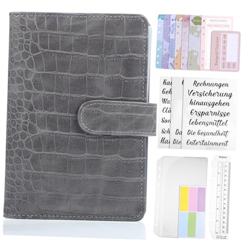 SEWACC Budget Binder mit Cash Envelopes Geld Organizer mit Aufbewahrungstaschen Sparmappe mit Sparchallenge Folien PU Budgetplaner für Effizientes Geldmanagement Tragbarer Finanzordner SEWACC Budget Binder mit Cash Envelopes Geld Organizer mit Aufbewahrungstaschen Sparmappe mit Sparchallenge Folien PU Budgetplaner für Effizientes Geldmanagement Tragbarer Finanzordner von SEWACC