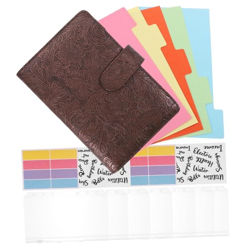 SEWACC Budget Binder mit PU Leder Umschlag Praktischer Ringbuch Organizer mit Reißverschluss Gelochten Trennblättern für Haushaltsbuch und Geldplanung Unterwegs SEWACC Budget Binder mit PU Leder Umschlag Praktischer Ringbuch Organizer mit Reißverschluss Gelochten Trennblättern für Haushaltsbuch und Geldplanung Unterwegs von SEWACC