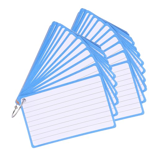 SEWACC Bücher Liniert Karteikarten mit Ring Bunte Indexkarten Mehrfarbige Notizkarten für Büro Lernen und Organisation Vielseitige Blankokarten zum Planen und Notieren von SEWACC