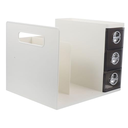 SEWACC Bücherregal aus Abs und Hips Multifunktionaler Desktop Organizer für Akten Bücher Magazine Einfache Platzsparend für Büro und Schreibtisch Weiß SEWACC Bücherregal aus Abs und Hips Multifunktionaler Desktop Organizer für Akten Bücher Magazine Einfache Platzsparend für Büro und Schreibtisch Weiß von SEWACC