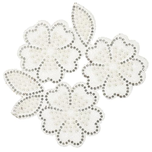 SEWACC Bügelbarer Strass Blumenaufnäher Weiß DIY Kleidung Applikation mit Kleber Vielseitig für Jacken Taschen Schuhe Modischer Blütenpatch zur Individuellen Textilgestaltung SEWACC Bügelbarer Strass Blumenaufnäher Weiß DIY Kleidung Applikation mit Kleber Vielseitig für Jacken Taschen Schuhe Modischer Blütenpatch zur Individuellen Textilgestaltung von SEWACC