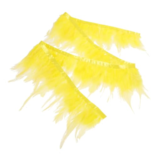 SEWACC Bunte Federborte Plume Ribbon zum Nähen DIY Kleidung Dekor Feine Details Stilvolle Farben Vielseitig für Kostüme Kleider Bühnenauftritte Geeignet von SEWACC
