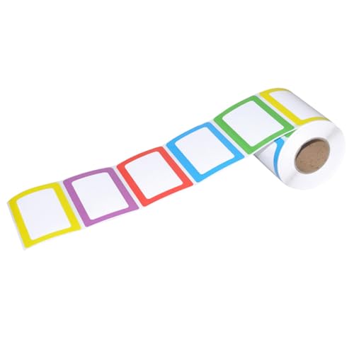 SEWACC Bunte Selbstklebende Namensetiketten Beschriftbares Barcode Papier Beschriftbare Aufkleber für Organisation Party und Büro Langlebig und Umweltfreundlich SEWACC Bunte Selbstklebende Namensetiketten Beschriftbares Barcode Papier Beschriftbare Aufkleber für Organisation Party und Büro Langlebig und Umweltfreundlich von SEWACC