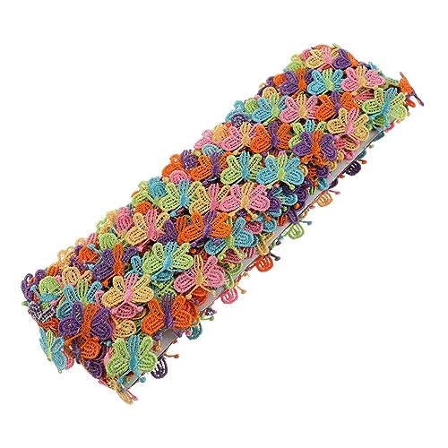 SEWACC Bunte Spitzenborte mit Besticktem Cartoon Farbenfrohes Spitzenband für DIY Kinderkleidung Nähen und Basteln Weicher Hautfreundlicher für Kleidungsdekoration SEWACC Bunte Spitzenborte mit Besticktem Cartoon Farbenfrohes Spitzenband für DIY Kinderkleidung Nähen und Basteln Weicher Hautfreundlicher für Kleidungsdekoration von SEWACC