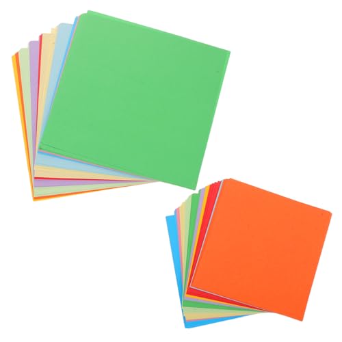 SEWACC Buntes Origami Papier Farben Doppelseitig Quadratisch Bastelpapier für DIY Kraniche Klassenraum Karten Handwerk Anfängerfreundlich SEWACC Buntes Origami Papier Farben Doppelseitig Quadratisch Bastelpapier für DIY Kraniche Klassenraum Karten Handwerk Anfängerfreundlich von SEWACC