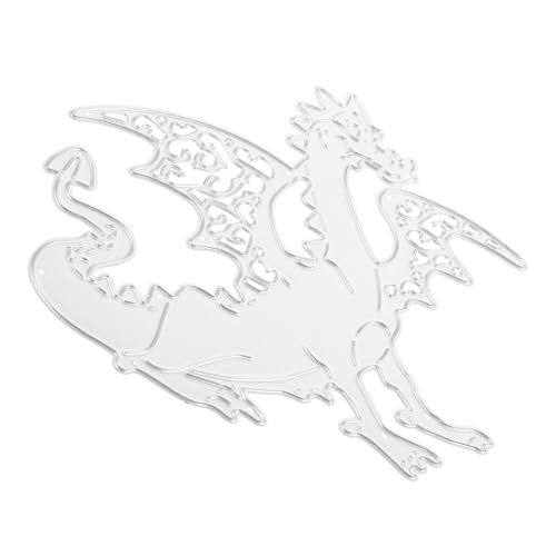 SEWACC Carbonstahl Drachen Stanzform Robust Langlebig DIY Handwerk Scrapbooking Kartengestaltung für Zuhause Party Dekoration von SEWACC