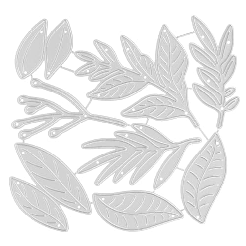 SEWACC Carbonstahl Stanzform Blattmotiv Langlebig Verschleißfest für Scrapbooking Kartengestaltung DIY Papierdekoration Robuste Metall Schneidform für Vielfältige Bastelprojekte SEWACC Carbonstahl Stanzform Blattmotiv Langlebig Verschleißfest für Scrapbooking Kartengestaltung DIY Papierdekoration Robuste Metall Schneidform für Vielfältige Bastelprojekte von SEWACC