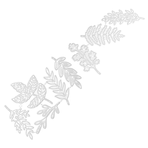SEWACC Carbonstahl Stanzform Teilig Blattmotiv Robust Langlebig für Scrapbooking Kartenherstellung DIY Bastelbedarf Kreative Dekoration SEWACC Carbonstahl Stanzform Teilig Blattmotiv Robust Langlebig für Scrapbooking Kartenherstellung DIY Bastelbedarf Kreative Dekoration von SEWACC