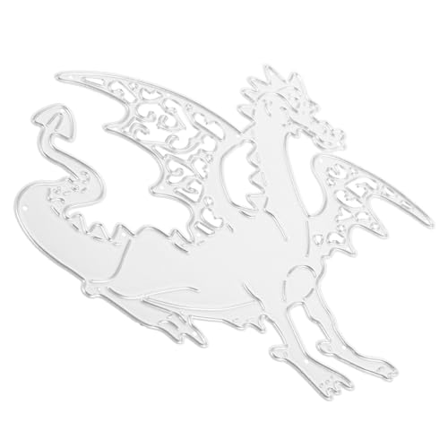 SEWACC Carbonstahl Stanzschablone Drache Form Langlebig und Bruchfest DIY Scrapbooking Stanzform für Karten Album Bastelprojekte für Kinderhandwerk und Kreative Papiergestaltung SEWACC Carbonstahl Stanzschablone Drache Form Langlebig und Bruchfest DIY Scrapbooking Stanzform für Karten Album Bastelprojekte für Kinderhandwerk und Kreative Papiergestaltung von SEWACC