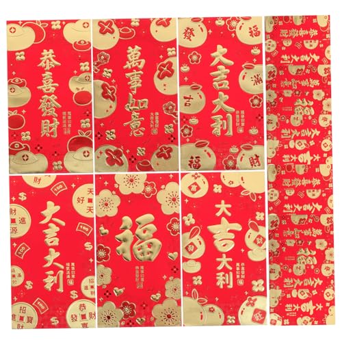 SEWACC Chinesische Rote Umschläge Lunar Year Karton Schlange Design Geldumschläge Festlich Haltbar Geeignet für Bargeld und Gutscheine Traditionelle Cash Envelopes für Hochzeit und SEWACC Chinesische Rote Umschläge Lunar Year Karton Schlange Design Geldumschläge Festlich Haltbar Geeignet für Bargeld und Gutscheine Traditionelle Cash Envelopes für Hochzeit und von SEWACC