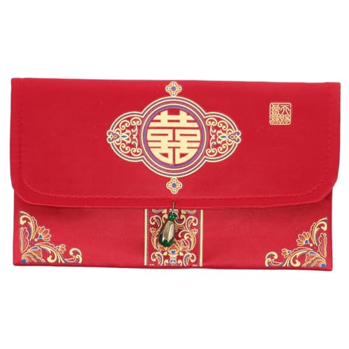 SEWACC Chinesischer Hochzeitsumschlag aus Roter Geldumschlag für Hochzeitsparty Eleganter Glücksbringer Langlebig und Traditionell Geeignet für Brautdusche und Hochzeitsgeschenk SEWACC Chinesischer Hochzeitsumschlag aus Roter Geldumschlag für Hochzeitsparty Eleganter Glücksbringer Langlebig und Traditionell Geeignet für Brautdusche und Hochzeitsgeschenk von SEWACC