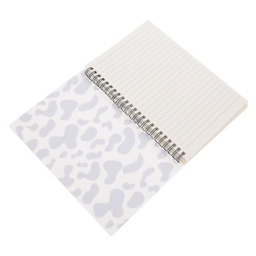 SEWACC College Ruled Spiralblock Notizbuch mit Süßem Kuhmuster Kariertes Tragbares Journal mit Spiralbindung Ästhetisches Handliches Notizbuch für Schule Büro Geschenkidee von SEWACC