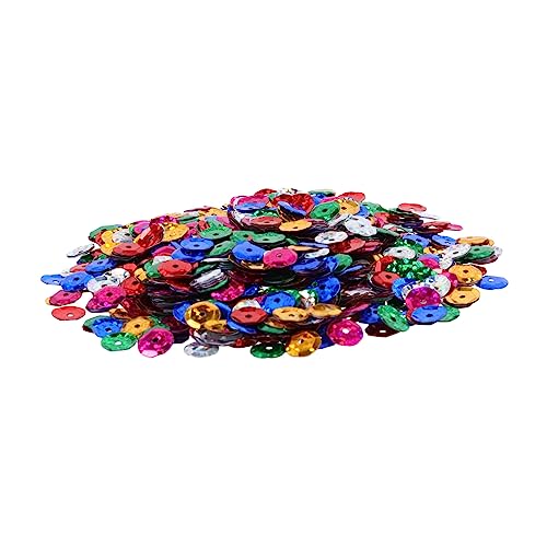 SEWACC DIY Bunte Hohl Pailletten Glänzende Flache Pailletten zum Aufnähen Vielseitige Bastel und Schmuckdekoration für Kleidung Accessoires Kopfbedeckungen Handarbeiten von SEWACC