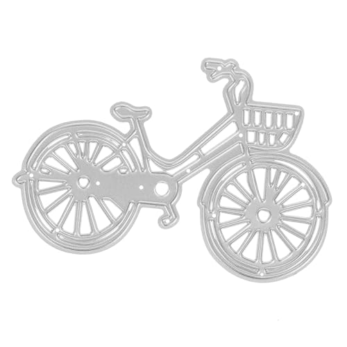 SEWACC DIY Carbon Steel Fahrrad Stanzform Schneidewerkzeug für Scrapbooking Prägung Bastelarbeiten Kreativkit für Papierkarten und Dekorationen von SEWACC