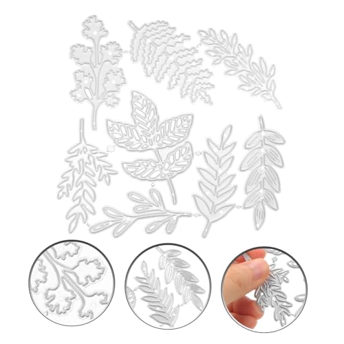 SEWACC DIY Carbon Steel Stanzformen Teiliges Metall Stanzschablonen für Scrapbooking Kartenherstellung Langlebig Wiederverwendbar Natürliche Pflanzenmotive Silberfarben SEWACC DIY Carbon Steel Stanzformen Teiliges Metall Stanzschablonen für Scrapbooking Kartenherstellung Langlebig Wiederverwendbar Natürliche Pflanzenmotive Silberfarben von SEWACC