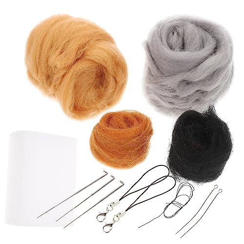 SEWACC DIY Filz Bastelset Katze Teilig mit Nadelfilz Werkzeug für Anfänger Handgefertigtes Kätzchen Filzspielzeug Bastelmaterial Filzen für Junge Mädchen SEWACC DIY Filz Bastelset Katze Teilig mit Nadelfilz Werkzeug für Anfänger Handgefertigtes Kätzchen Filzspielzeug Bastelmaterial Filzen für Junge Mädchen von SEWACC