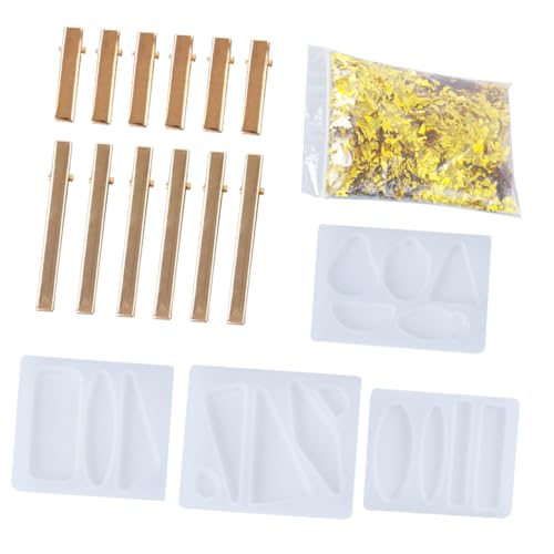 SEWACC DIY Haarschmuck Silikonform Set für Haarspangen Teilig Wiederverwendbar Hochwertiges Silikon DIY Haarclip Mold für Kreative Epoxidharz Haarschmuck Herstellung SEWACC DIY Haarschmuck Silikonform Set für Haarspangen Teilig Wiederverwendbar Hochwertiges Silikon DIY Haarclip Mold für Kreative Epoxidharz Haarschmuck Herstellung von SEWACC