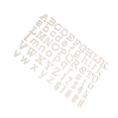 SEWACC DIY Holz Buchstaben Zahlen aus Naturbelassenen Holzscheiben Teiliges Bastelset für Kreative Handarbeiten Glatte Oberfläche zum Bemalen Vielseitig für Dekoration Hochzeit SEWACC DIY Holz Buchstaben Zahlen aus Naturbelassenen Holzscheiben Teiliges Bastelset für Kreative Handarbeiten Glatte Oberfläche zum Bemalen Vielseitig für Dekoration Hochzeit von SEWACC