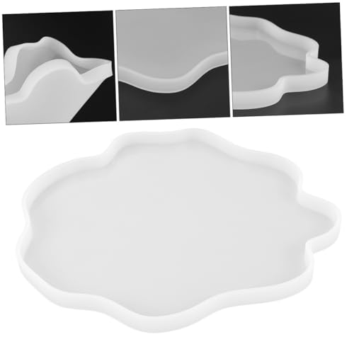 SEWACC DIY Kristall Epoxidharz Silikonform mit Unregelmäßigem Spitzenmuster Langlebige Gießform für Tischdeko Untersetzer Anhänger und Kreative Bastelprojekte Weiß SEWACC DIY Kristall Epoxidharz Silikonform mit Unregelmäßigem Spitzenmuster Langlebige Gießform für Tischdeko Untersetzer Anhänger und Kreative Bastelprojekte Weiß von SEWACC