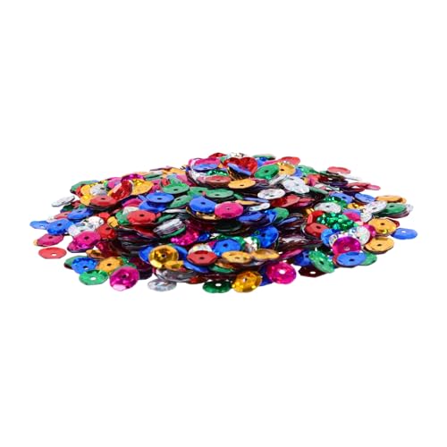 SEWACC DIY Schmuck Pailletten Gewölbt Bunte Pailletten für Kleidung Basteln Schmuck Zubehör Langlebig Strahlend Kunststoff SEWACC DIY Schmuck Pailletten Gewölbt Bunte Pailletten für Kleidung Basteln Schmuck Zubehör Langlebig Strahlend Kunststoff von SEWACC