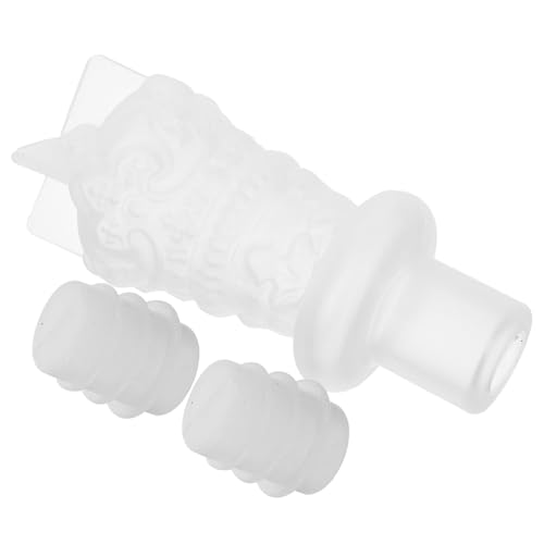 SEWACC DIY Silikonform für Weinkorken Basteln Weinflaschenverschluss Mould mit Flaschenstopfen Weinstopfen Epoxidharz Resin Craft Mold für Individuelle Weinflaschenverschluss Designs von SEWACC