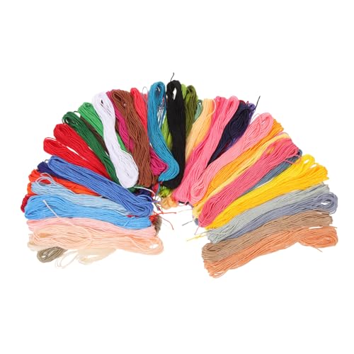 SEWACC DIY Stickgarn Set Farben Bunte Stickfäden Langlebig Robust für Kreuzstich Handarbeit und Nähen zum Basteln und Innendekoration SEWACC DIY Stickgarn Set Farben Bunte Stickfäden Langlebig Robust für Kreuzstich Handarbeit und Nähen zum Basteln und Innendekoration von SEWACC