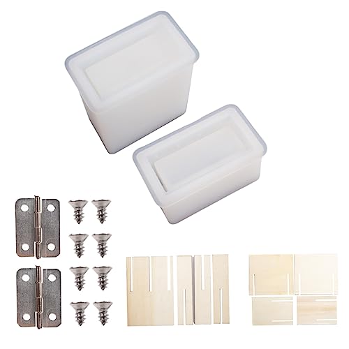 SEWACC DIY Zigarettenbox Silikonform Set Flexible Transparente Gießform für Kreative Leichte Einfach zu Nutzende Zigarettenetui Herstellung Rahmen und Zubehör für SEWACC DIY Zigarettenbox Silikonform Set Flexible Transparente Gießform für Kreative Leichte Einfach zu Nutzende Zigarettenetui Herstellung Rahmen und Zubehör für von SEWACC