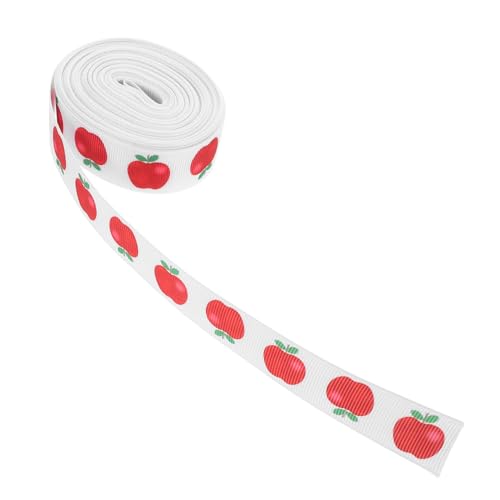 SEWACC Dekoratives Apfel Ripsband Breit Rolle für Schuldeko Diy Basteln Geschenkbänder Abschlussfeier Lehrertag Party Geschenkverpackung SEWACC Dekoratives Apfel Ripsband Breit Rolle für Schuldeko Diy Basteln Geschenkbänder Abschlussfeier Lehrertag Party Geschenkverpackung von SEWACC