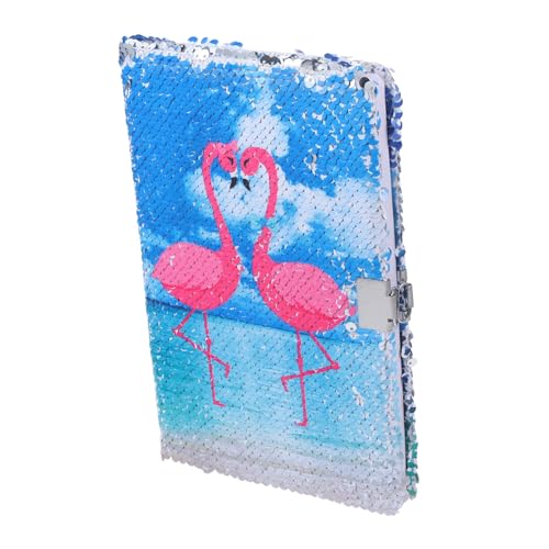 SEWACC Dekoratives Notizbuch mit Wendbarem Pailletten cover Flamingo Glitzerndes Tagebuch für Glatte Blätter Praktisches Schreibjournal Handliches Format für Schule und Zuhause SEWACC Dekoratives Notizbuch mit Wendbarem Pailletten cover Flamingo Glitzerndes Tagebuch für Glatte Blätter Praktisches Schreibjournal Handliches Format für Schule und Zuhause von SEWACC